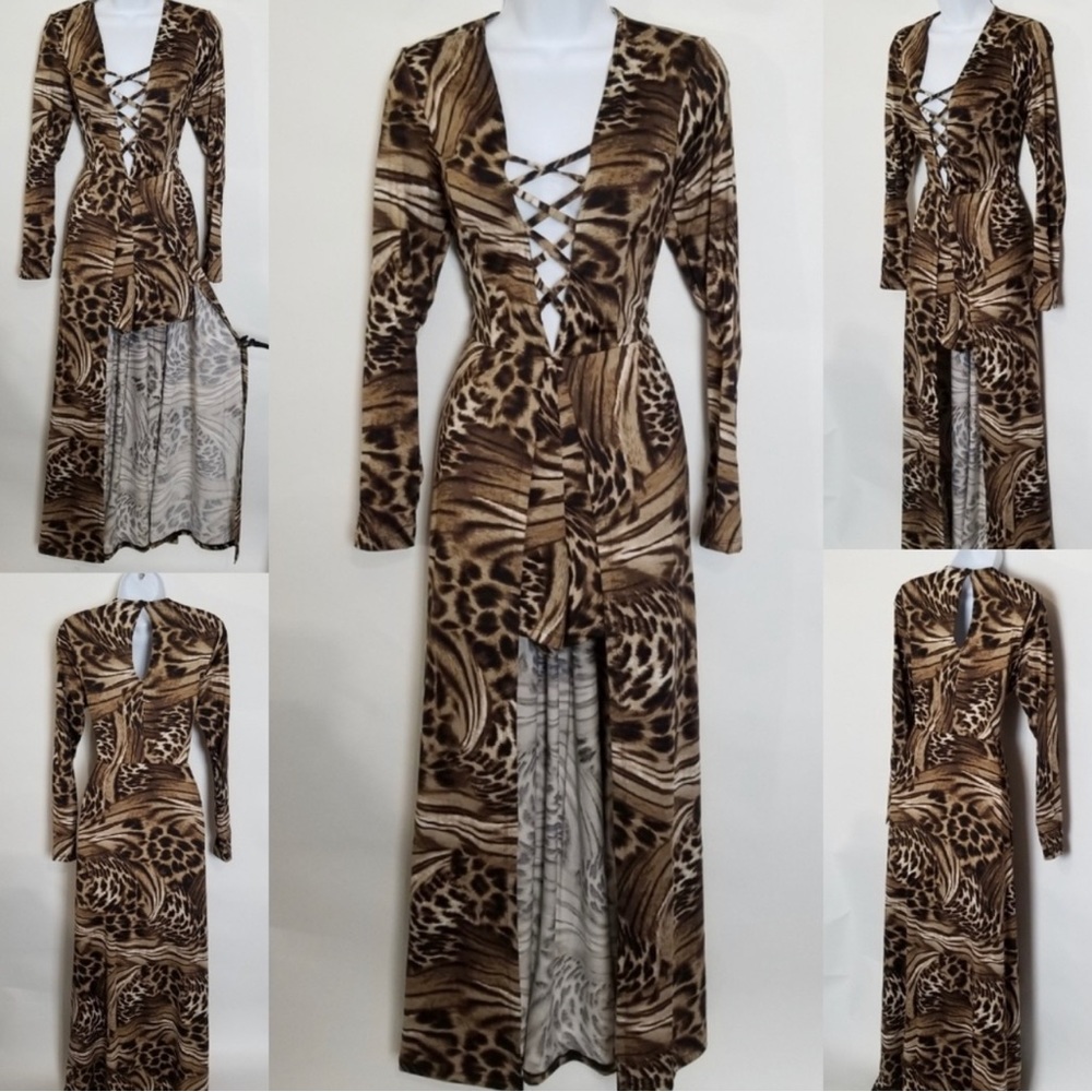 Maxi Dress Overlay Romper